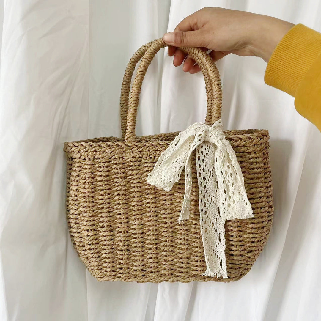 Handmade straw handbag Kalsten