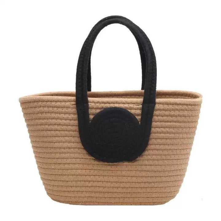 Trendy Handbag Made of Braided Natural Material Kalsten