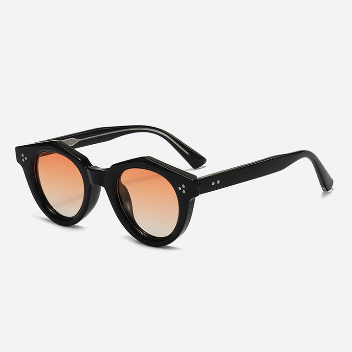 Women Designer Sunglasses with Polygonal Frame and Fashionable Accents Kalsten