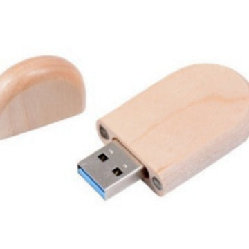 Eco-Conscious Bamboo USB Storage Drive Kalsten