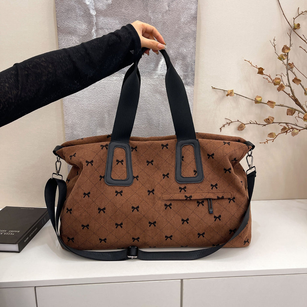 Tote bag with fruity design and multifunctional compartments Kalsten