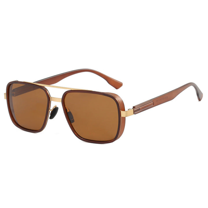 Ladies elegant square sunglasses with high-quality metal frame Kalsten