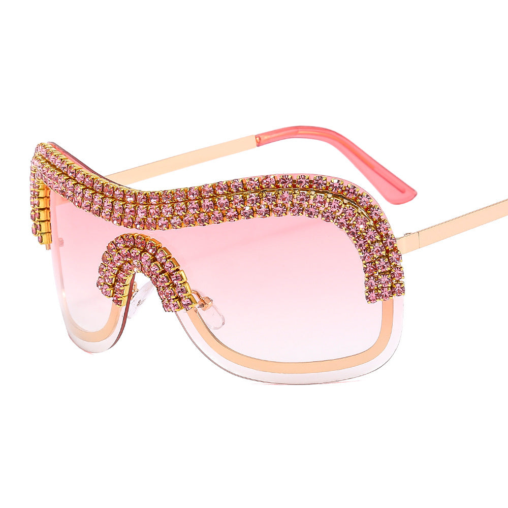 Ladies Glamorous Sunglasses with Sparkling Rhinestone Frame Kalsten
