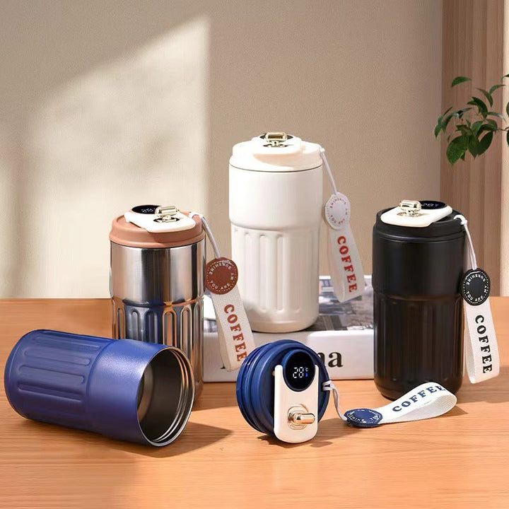 Unisex insulated coffee mug with practical lid Kalsten