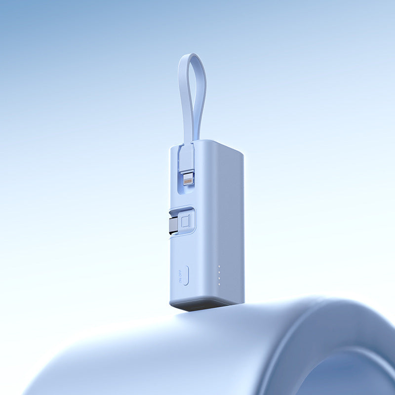 Mini Powerbank with Integrated Charging Cable and LED Display Kalsten
