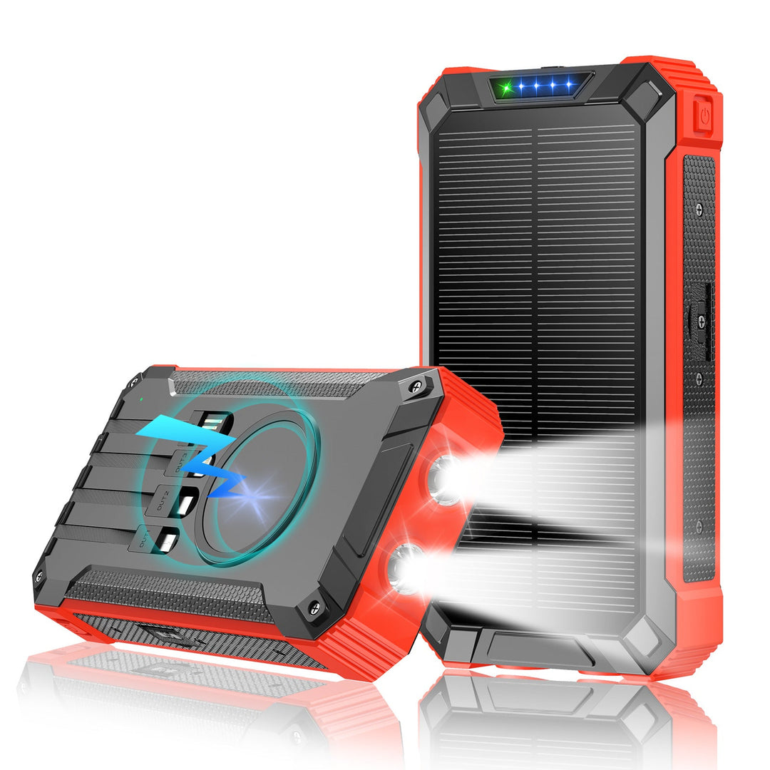 Solar and fast charging power bank with LED flashlight Kalsten