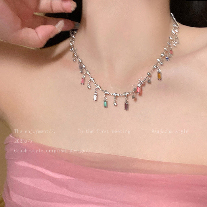 Colorful Charm Statement Necklace Kalsten