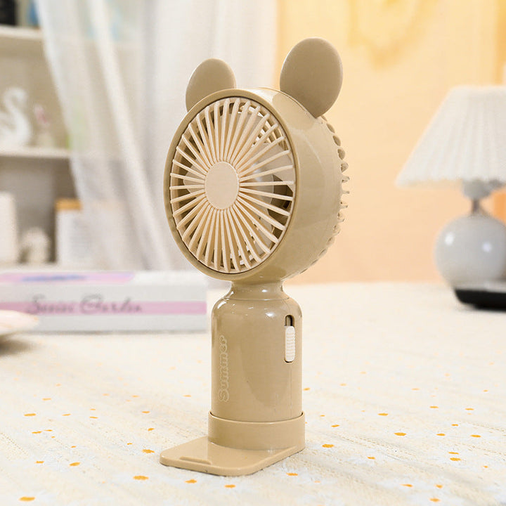 Women's Portable Hand Fan with Cute Ears Kalsten