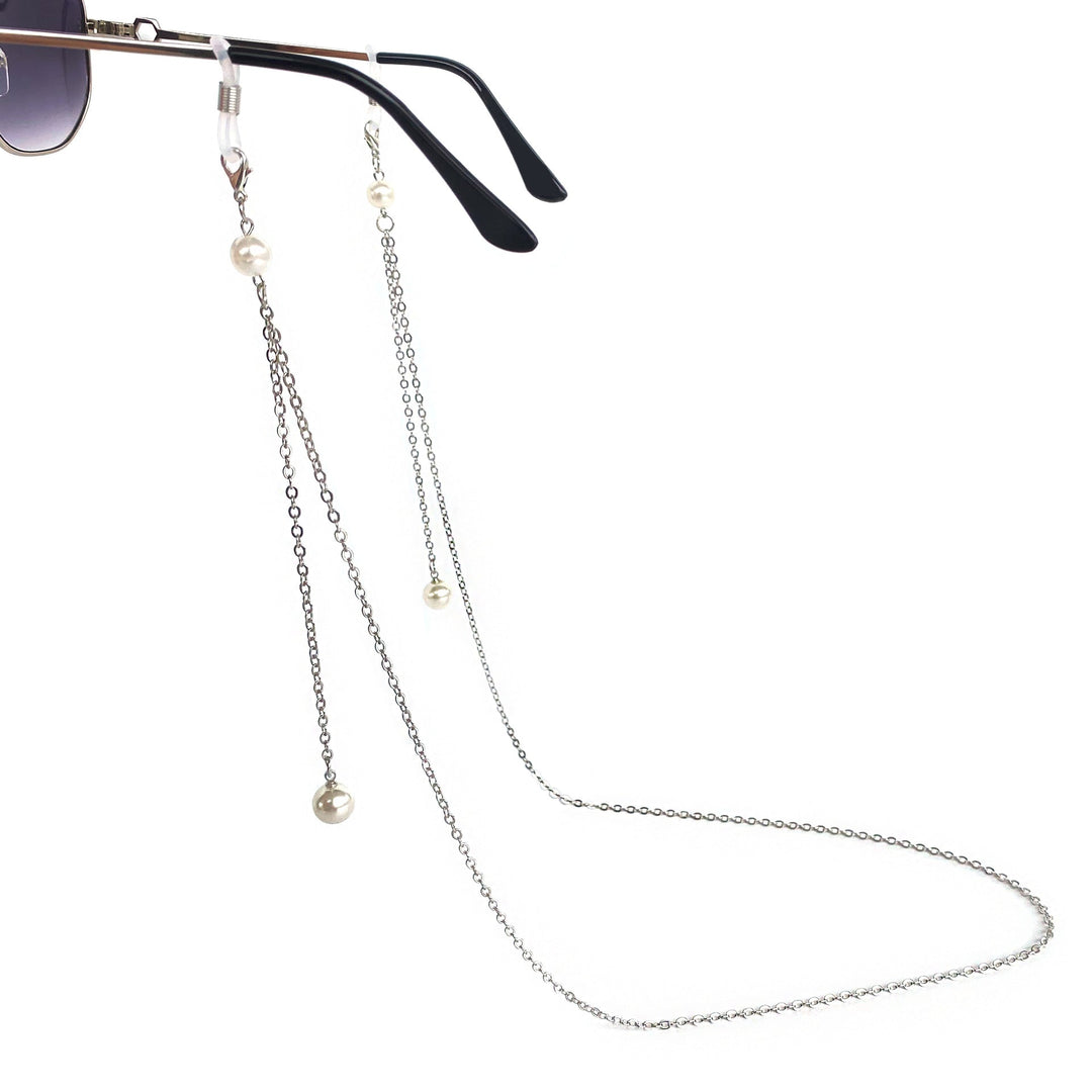 Elegant Pearl-Enhanced Eyewear Chain Kalsten