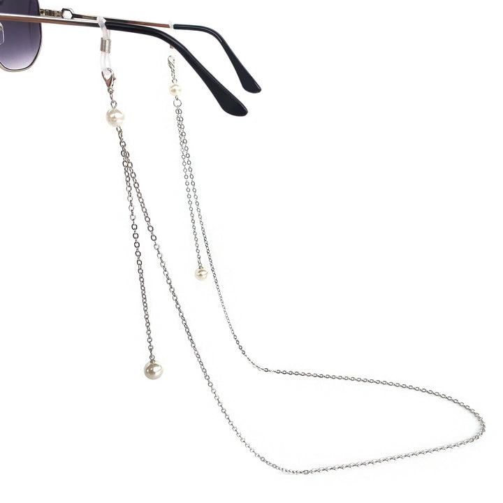 Elegant Pearl-Enhanced Eyewear Chain Kalsten