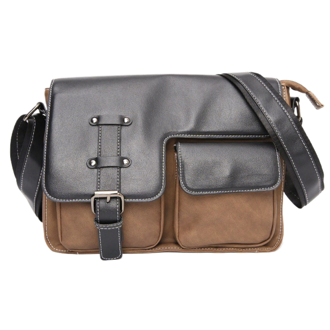 Robust shoulder bag with multiple external pockets Kalsten