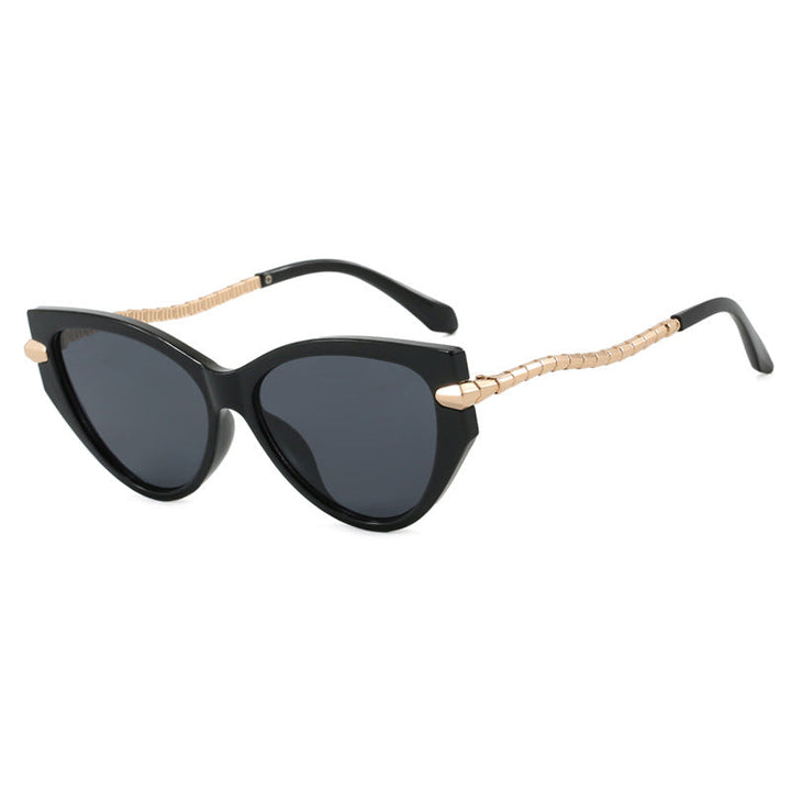 Ladies Cat-Eye Sunglasses with elegant metal frame and fashionable accents Kalsten