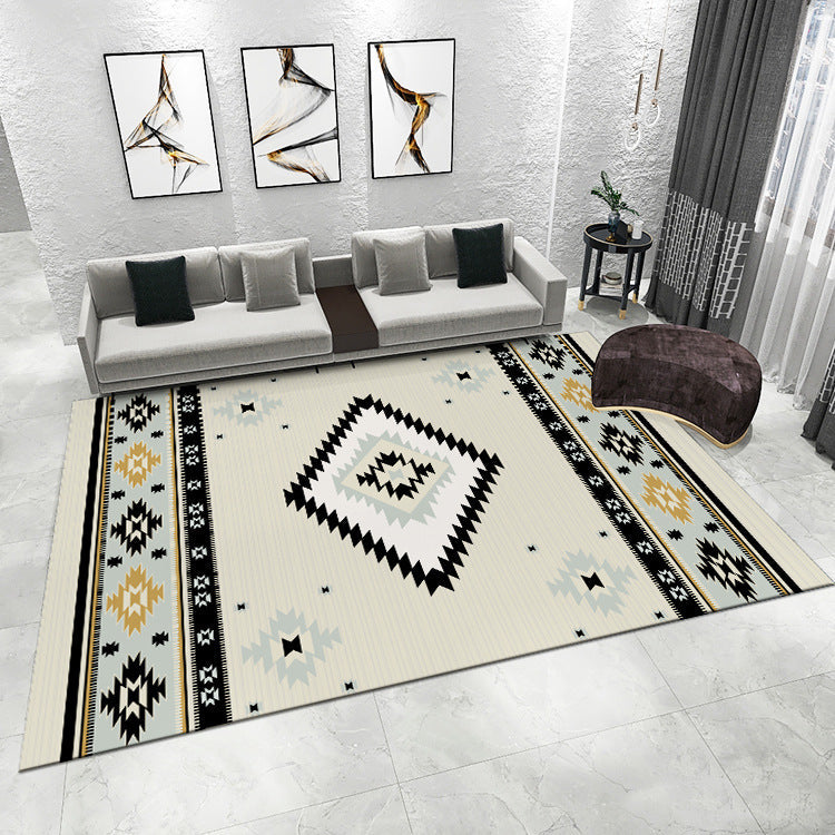 Geometric Patterned Area Rug   1786779209