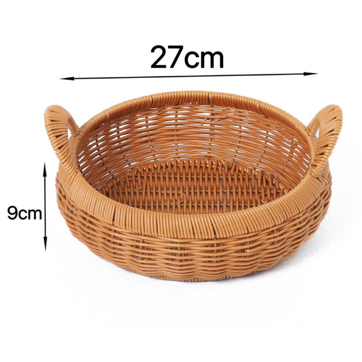 Unisex Woven Storage Basket with Handles Kalsten