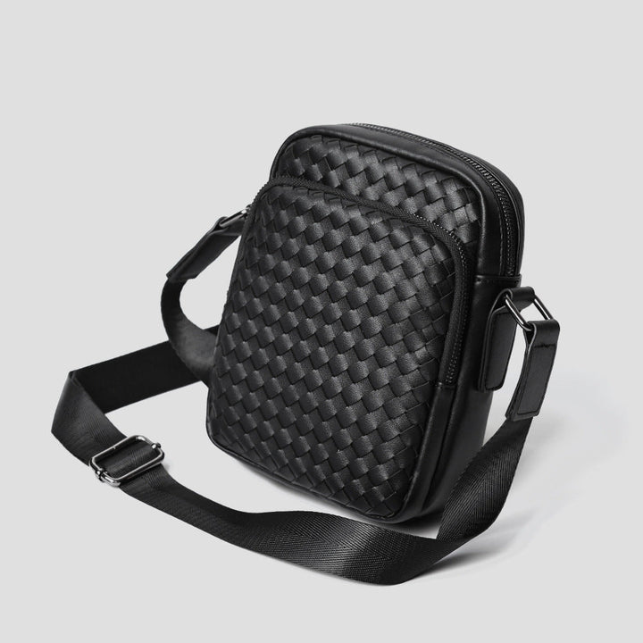 Practical Crossbody Bag with Woven Design Kalsten