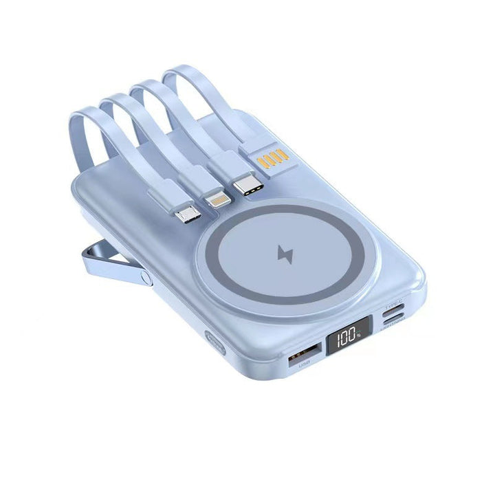 Powerbank with Integrated Wireless Charger and Multifunctional Ports Kalsten