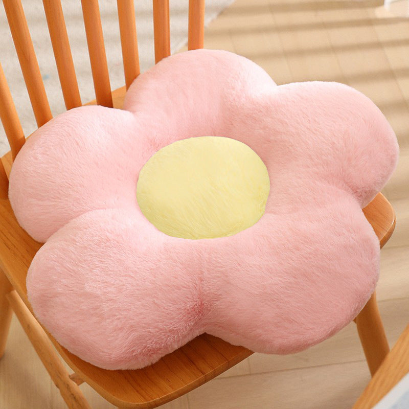 Plush seat cushion in flower shape Kalsten
