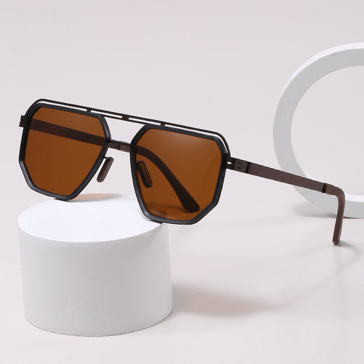 Ladies stylish octagonal sunglasses with stylish frame Kalsten