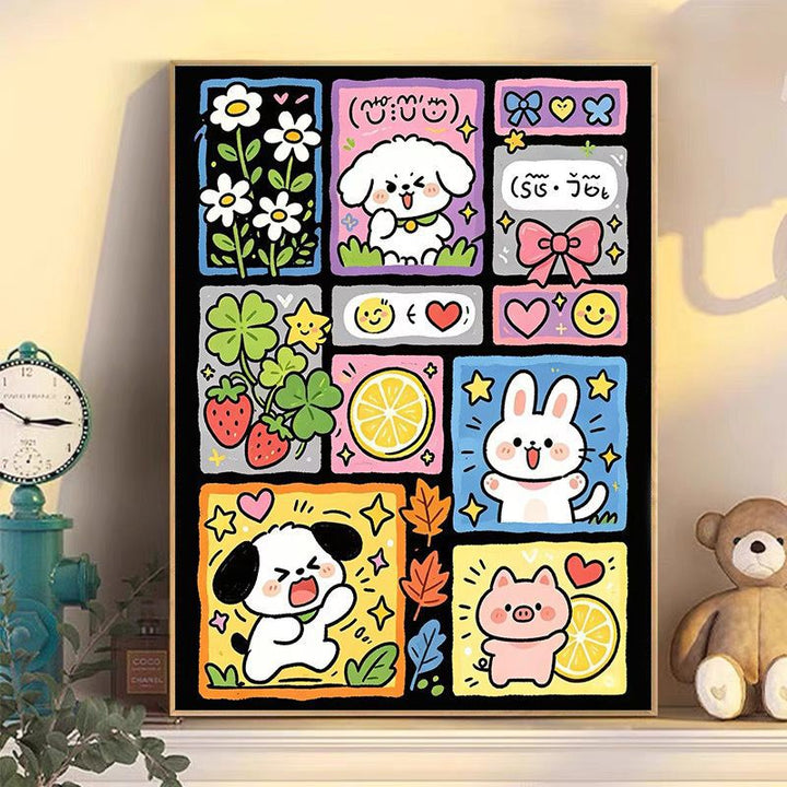 Cute Ice Cream-Themed Wall Art Kalsten