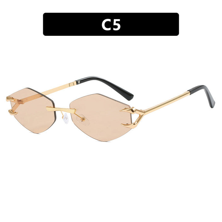Women's geometric designer sunglasses with outstanding metal frame Kalsten