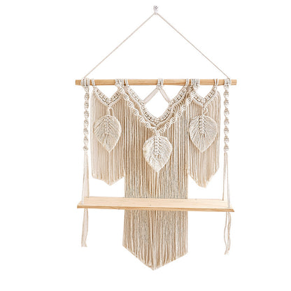 Artistic Macrame Wall Hanging Shelf Acalora