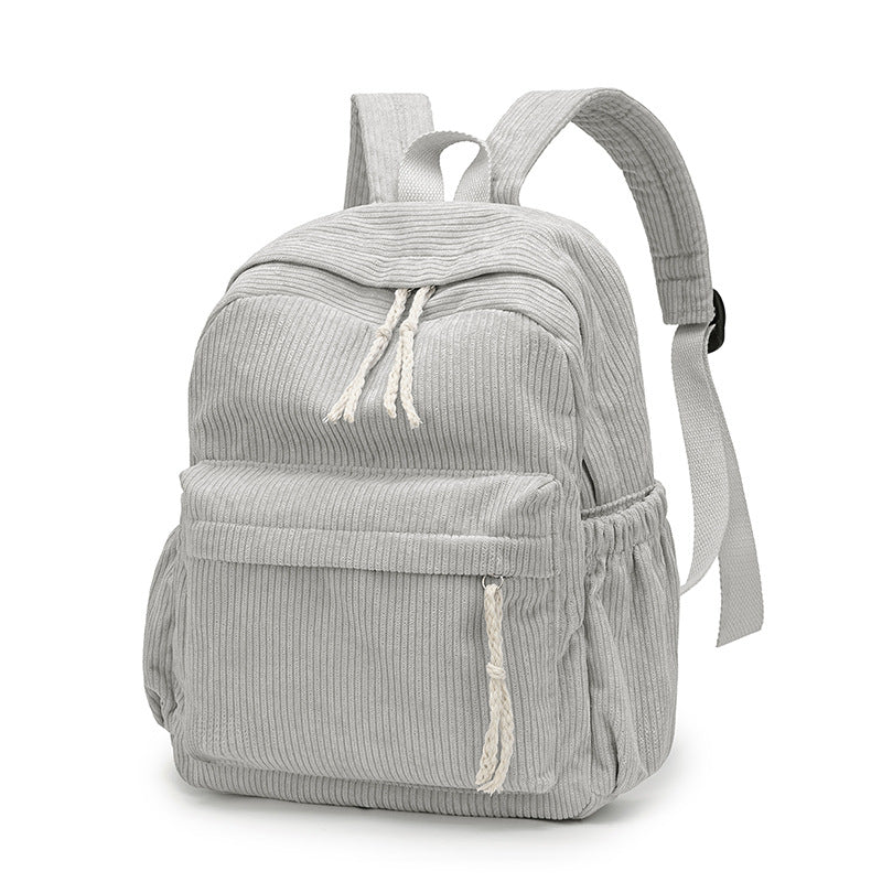 Corduroy Fabric Backpack Kalsten