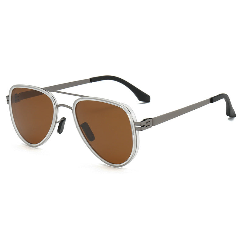 Women Aviator Sunglasses with robust metal frame and polarized lenses Kalsten