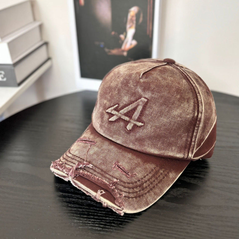 Women's Distressed Vintage Style Baseball Cap Kalsten