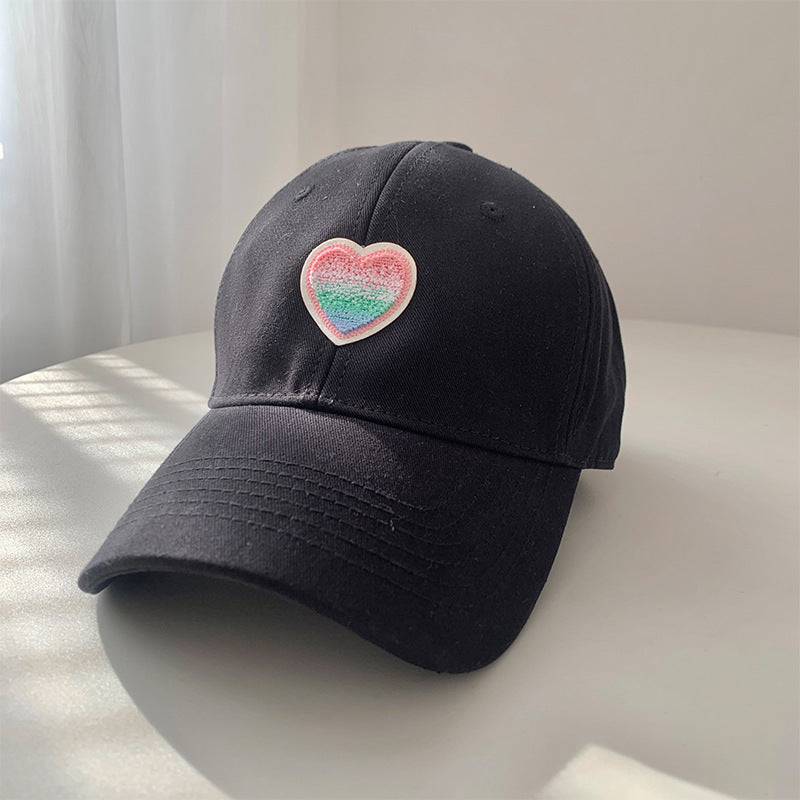 Women's Casual Heart Embroidered Baseball Cap Kalsten