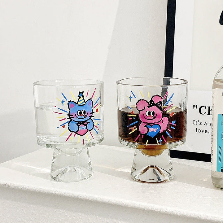 Funny and Creative Drinking Glass with Unique Animal Design Kalsten