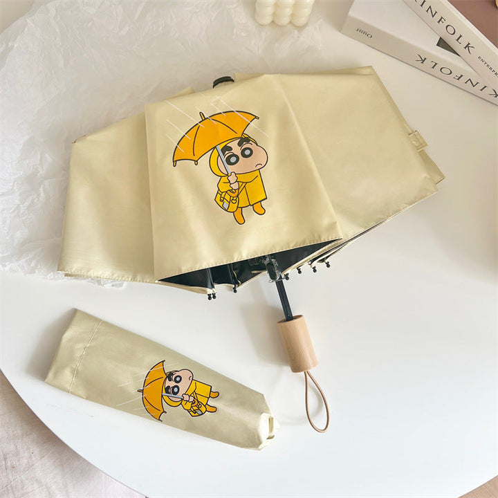 Women's folding umbrella with creative character design Kalsten
