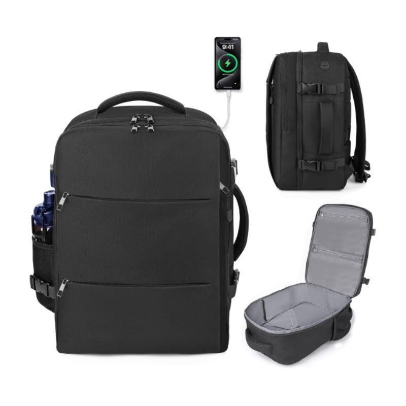 Multifunctional backpack with integrated power bank function and multiple compartments Kalsten