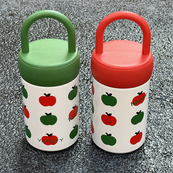 Ladies' insulated drinking container with cheerful apple motif Kalsten
