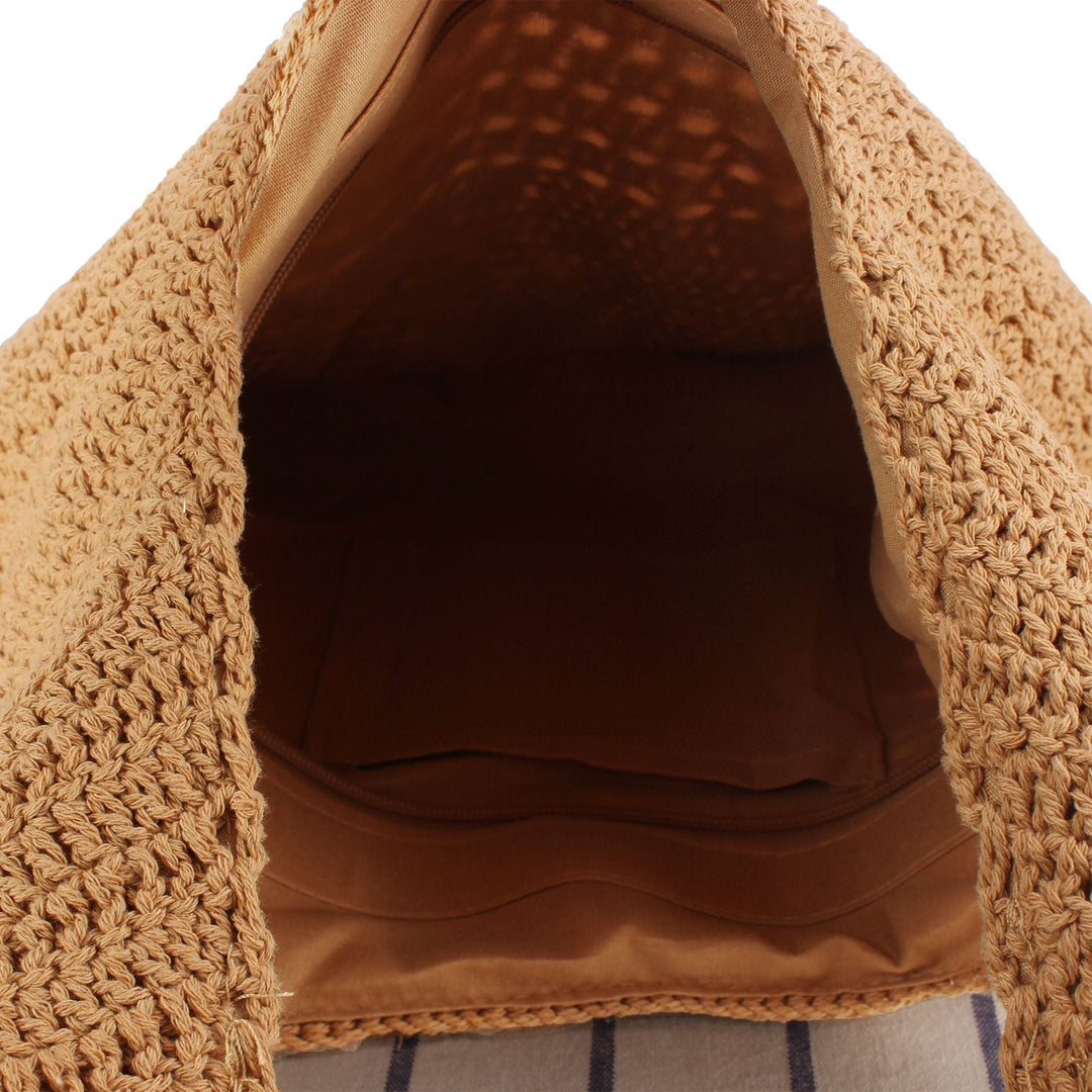 Macrame Shoulder Bag with High Wearing Comfort Kalsten
