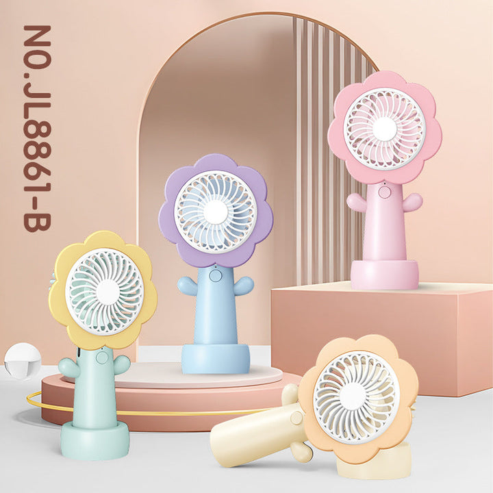Women's Portable Mini Flower Hand Fan Kalsten