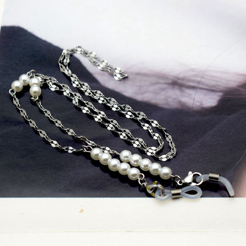 Decorative Pearl-Linked Eyewear Chain Kalsten