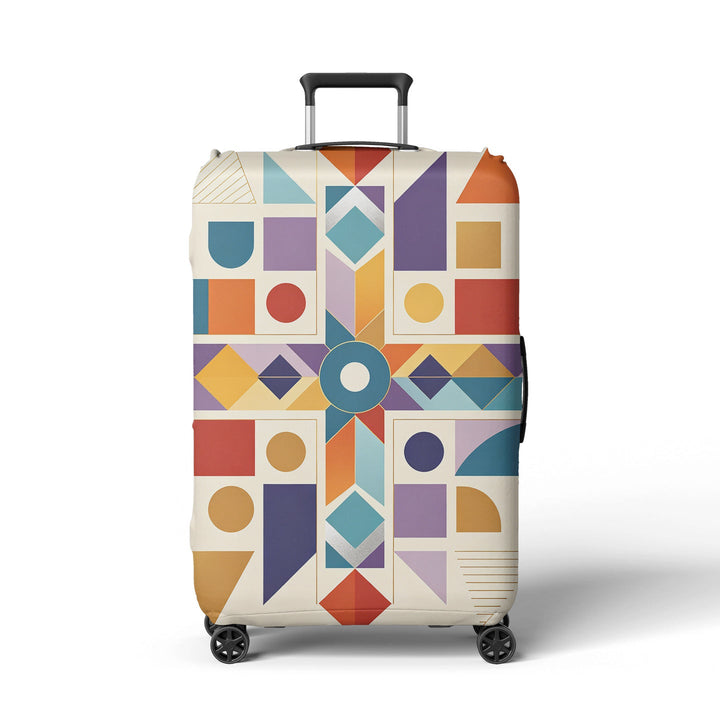 Women's suitcase cover with modern graphic design Kalsten