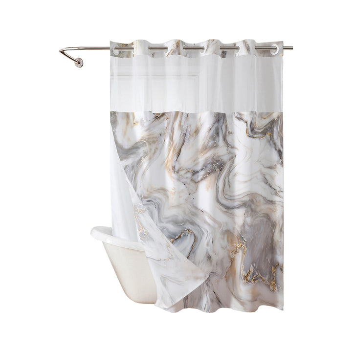 Luxury Marble Design Shower Curtain Kalsten