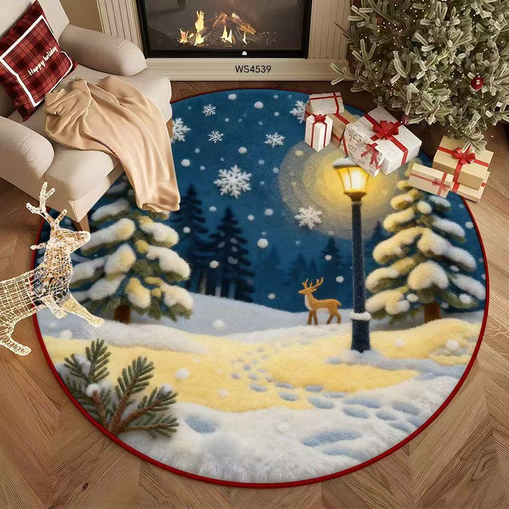 Festive Christmas-Themed Area Rug Acalora