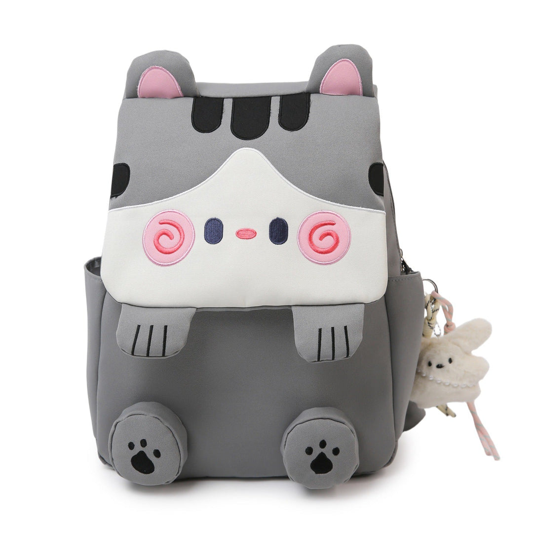 Cute Cat-Themed Plush Backpack Kalsten