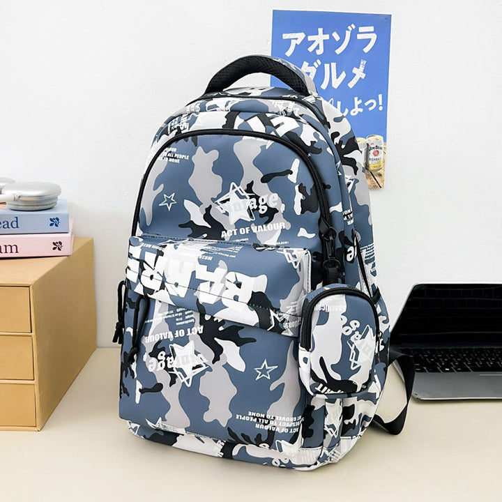 Urban Camouflage Laptop School Backpack