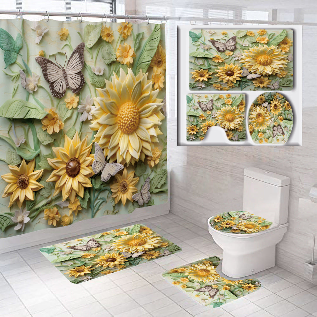 Floral Bathroom Set Kalsten