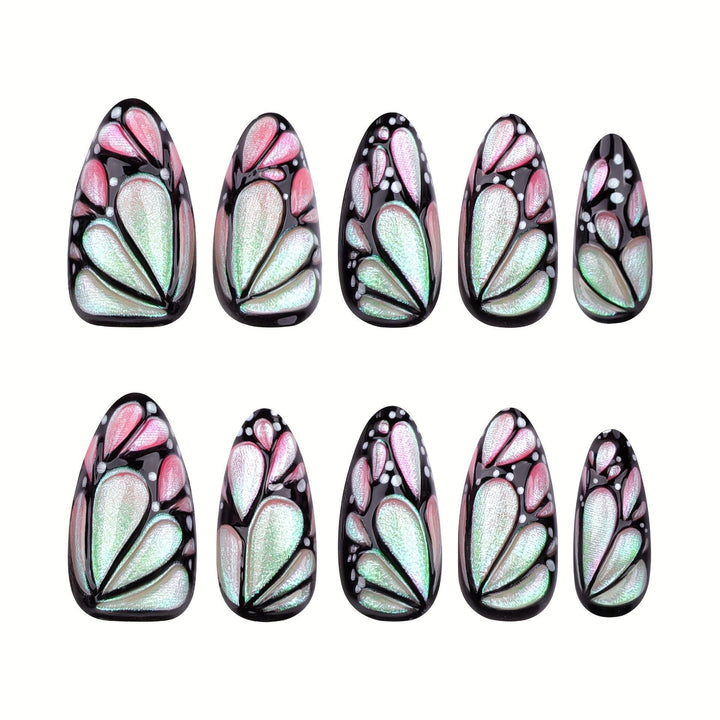 Artistic Butterfly Nail Art Kalsten