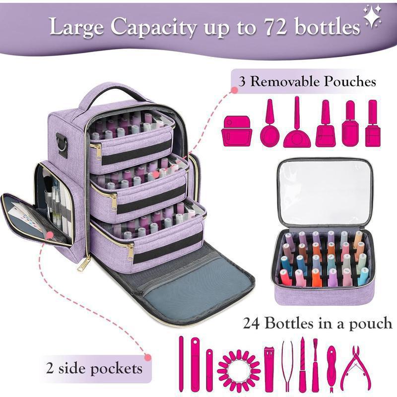 Practical cosmetic bag with multiple compartments Kalsten