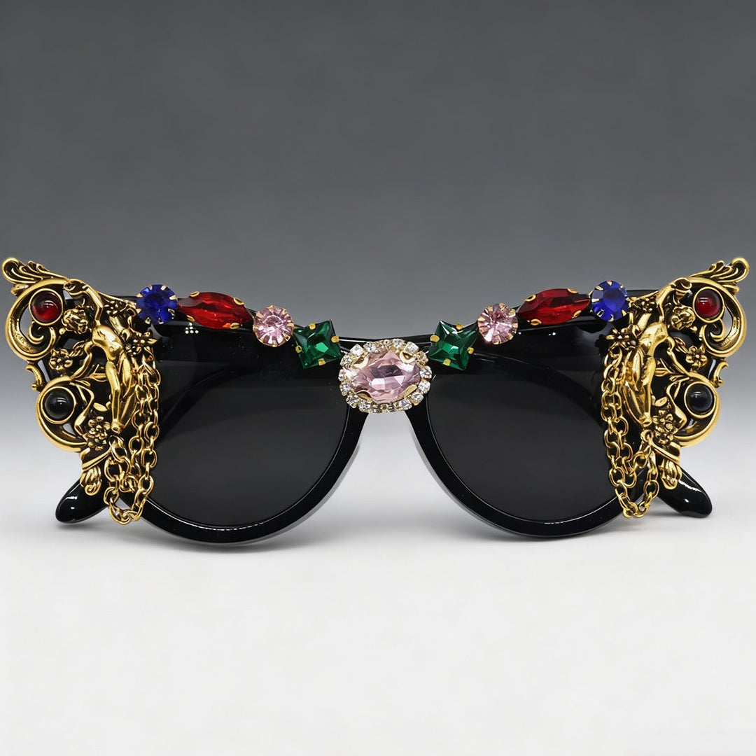 Ladies extravagant glamour sunglasses with intricate embellishments Kalsten
