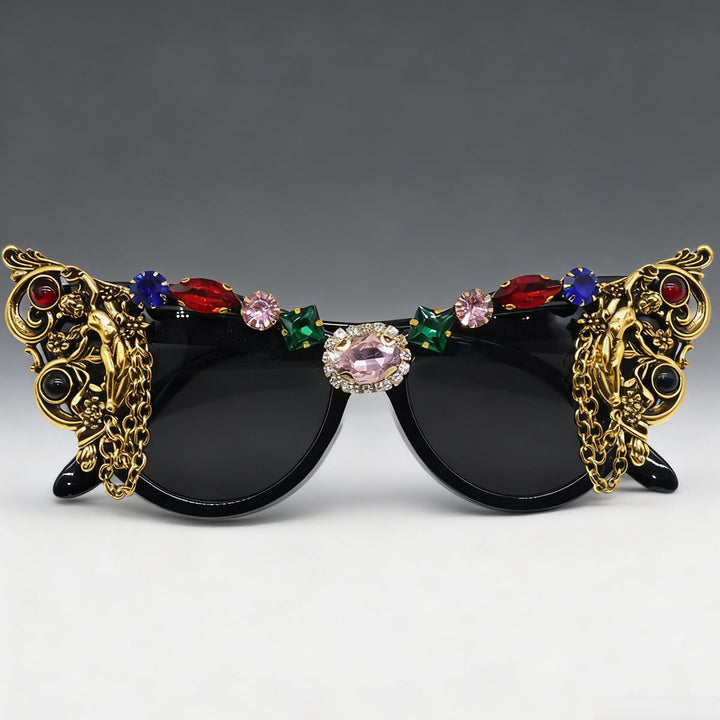 Ladies extravagant glamour sunglasses with intricate embellishments Kalsten