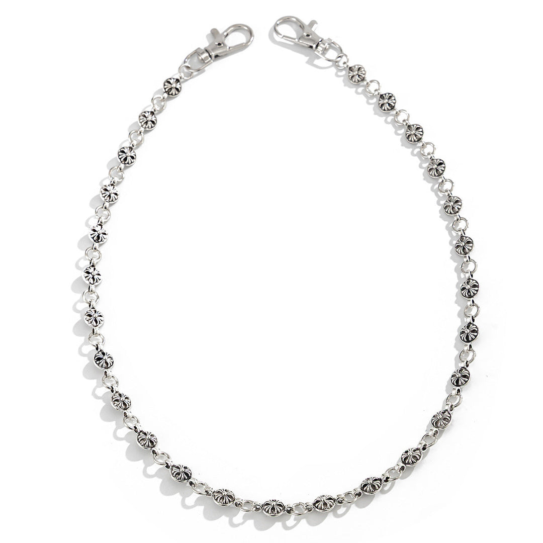 Fashionable chain necklace with glitter details Kalsten