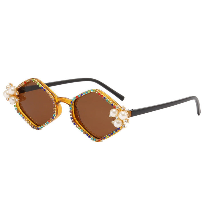 Women's extravagant sunglasses with glamorous pearl details Kalsten
