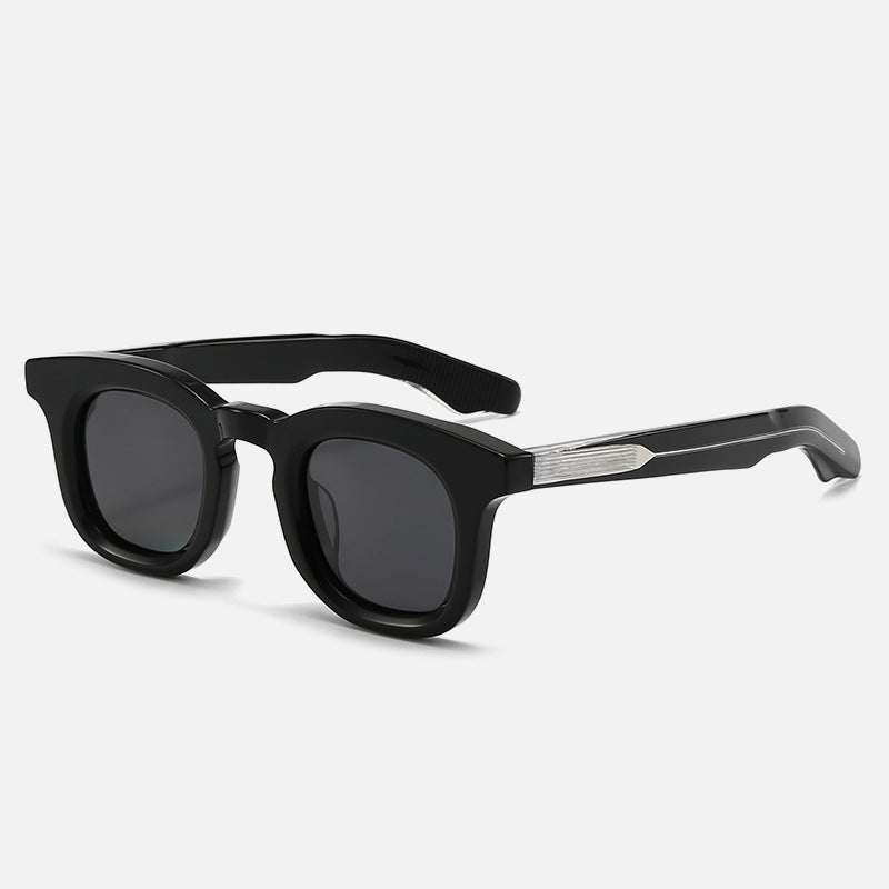 Women's trendy oversized sunglasses with transparent frame and polarized lenses Kalsten