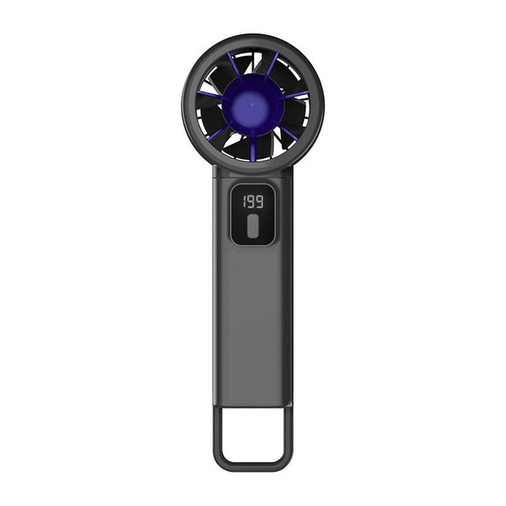 Women Portable Handheld Fan with Digital Display Kalsten